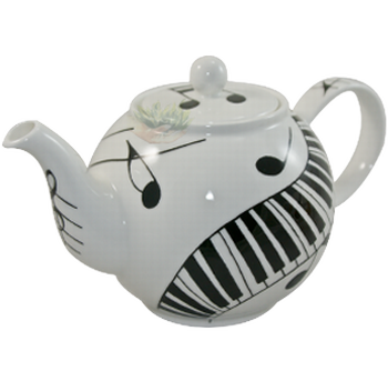 Bild von Dunoon Teapot Large Ebony & Ivory