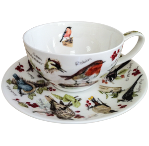 Bild von Dunoon Tea Cup & Saucer Set Birdlife