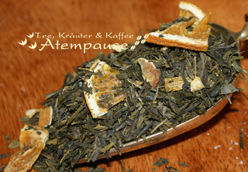 Bild von Grüner Tee Sencha Sweet Orange 
