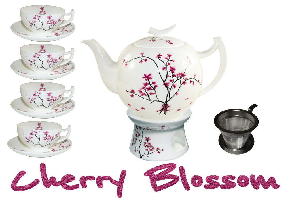 Bild von Teeservice Cherry Blossom von TeaLogic Small