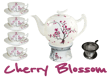 Bild von Teeservice Cherry Blossom von TeaLogic Small