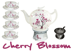Bild von Teeservice Cherry Blossom von TeaLogic Small
