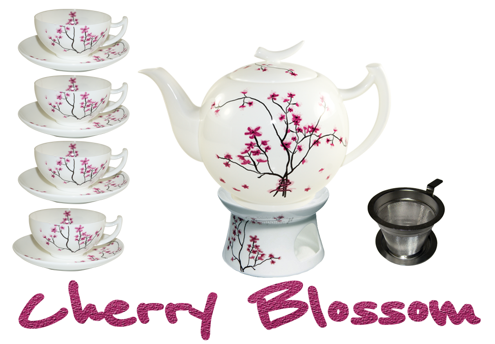 Bild von Teeservice Cherry Blossom von TeaLogic Medium