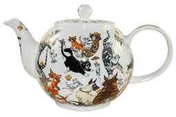 Zeige Details für Dunoon Teapot Large Pussy Galore Bild von Dunoon Teapot Large Pussy Galore