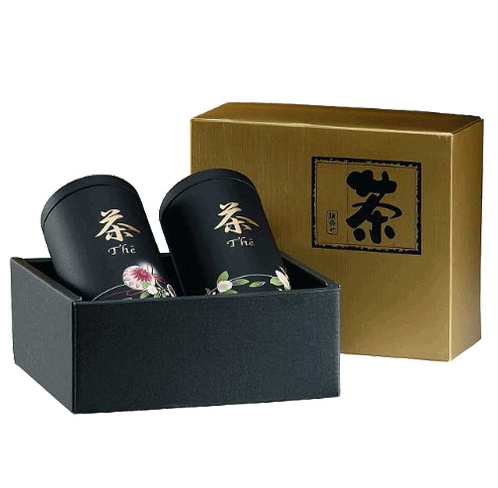 Bild von Dosen Set "Yoko", 100 g 2 fach in Geschenkbox