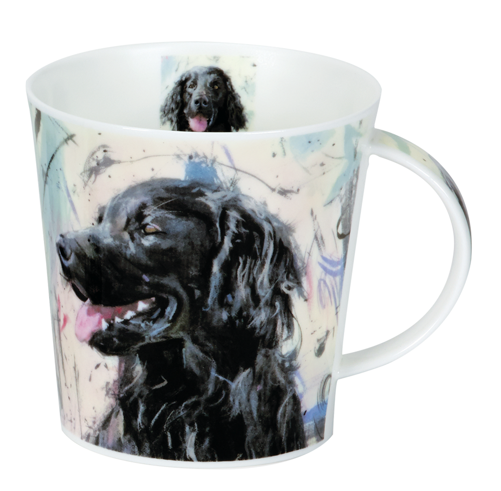 Bild von Dunoon Cairngorm Dogs on Canvas Flat Coated Retriever