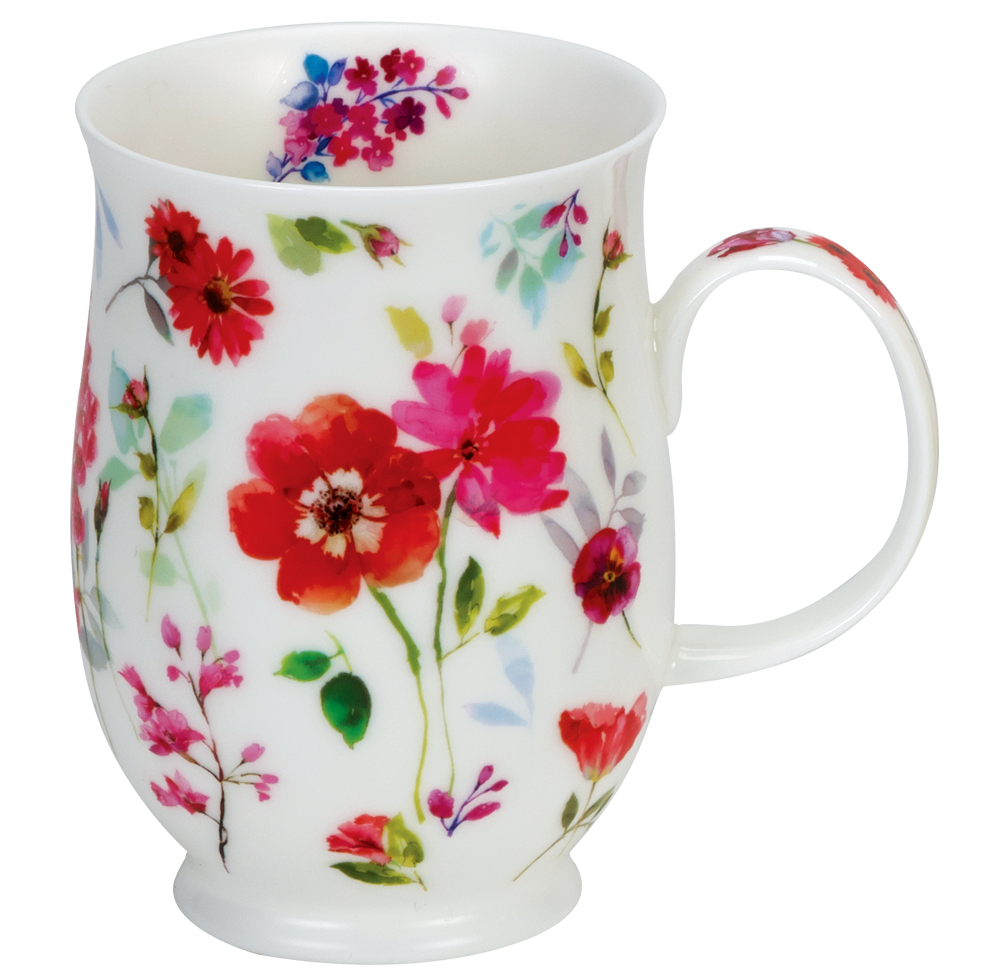 Bild von Dunoon Suffolk Floral Harmony Red