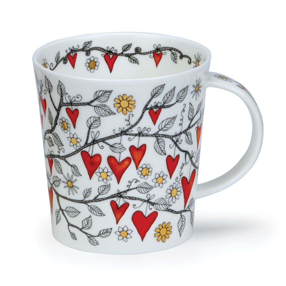 Bild von Dunoon Lomond Tree of Hearts Red