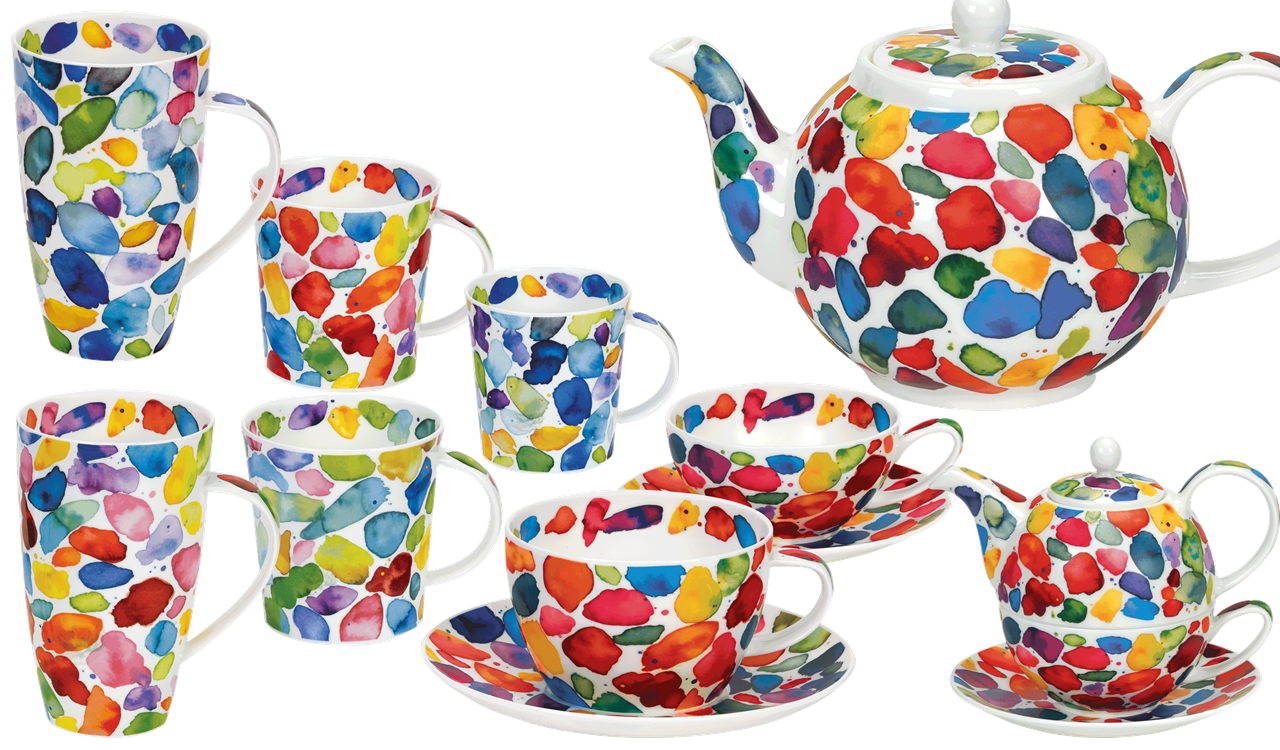 Bild von Dunoon Teapot Large Blobs