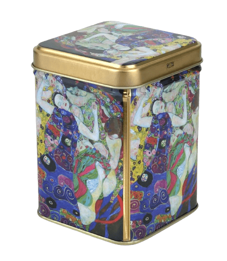 Bild von Dose "Klimt Jungfrau"