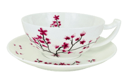 Bild von TeaLogic Cherry Blossom 300 ml Jumbo Tasse mit Untertasse