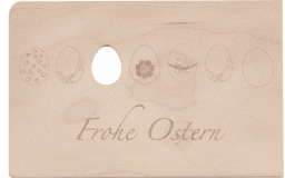 Bild von Holzpost - Grußkarte "Frohe Ostern"