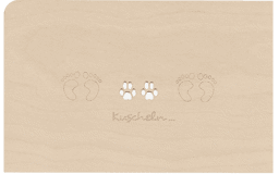 Zeige Details für Holzpost - Grußkarte "Kuscheln" Bild von Holzpost - Grußkarte "Kuscheln"