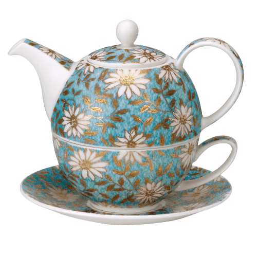 Bild von Dunoon Tea for one set Nuovo Teal