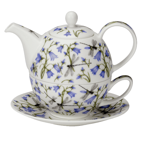 Bild von Dunoon Tea for one set Dovedale Harebell
