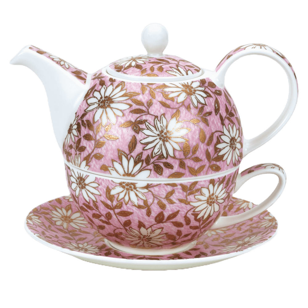 Bild von Dunoon Tea for one set Nuovo Pink