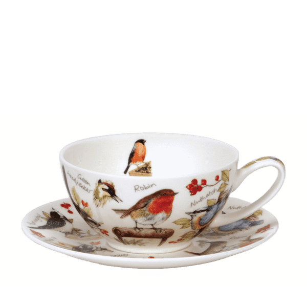 Bild von Dunoon Tea Cup & Saucer Set Birdlife