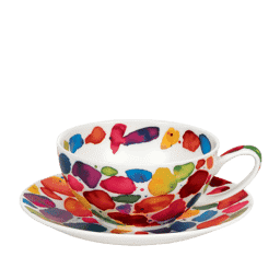Bild von Dunoon Tea Cup & Saucer Set Blobs
