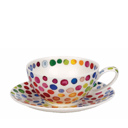 Bild von Dunoon Tea Cup & Saucer Set Hot Spots
