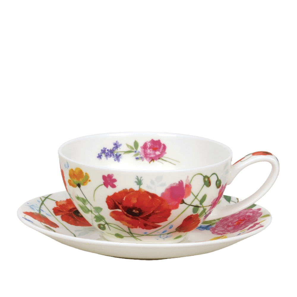 Bild von Dunoon Tea Cup & Saucer Set Wild Garden