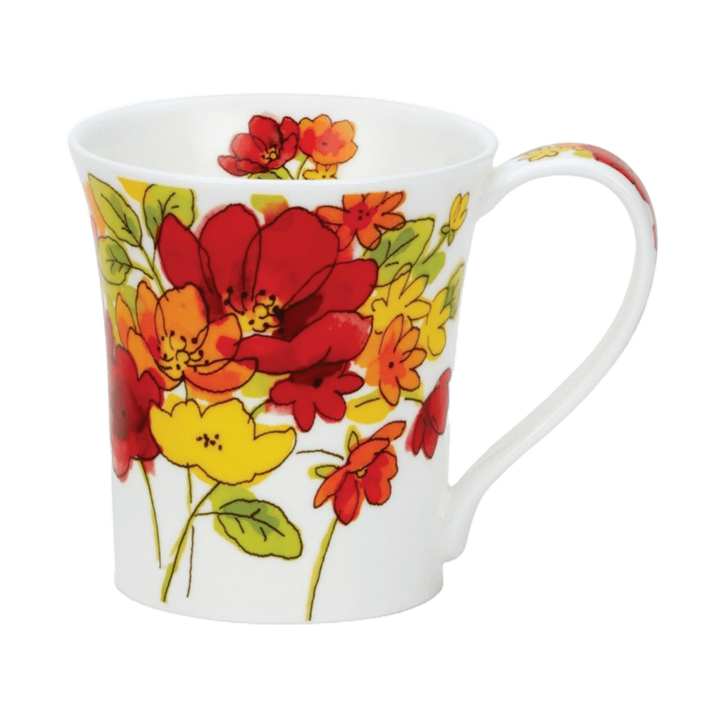 Bild von Dunoon Jura Inky Florals Red