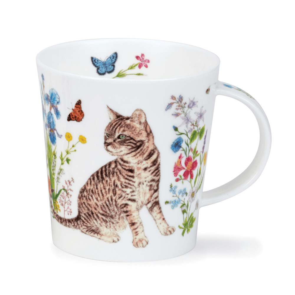 Bild von Dunoon Lomond Floral Cats Tabby
